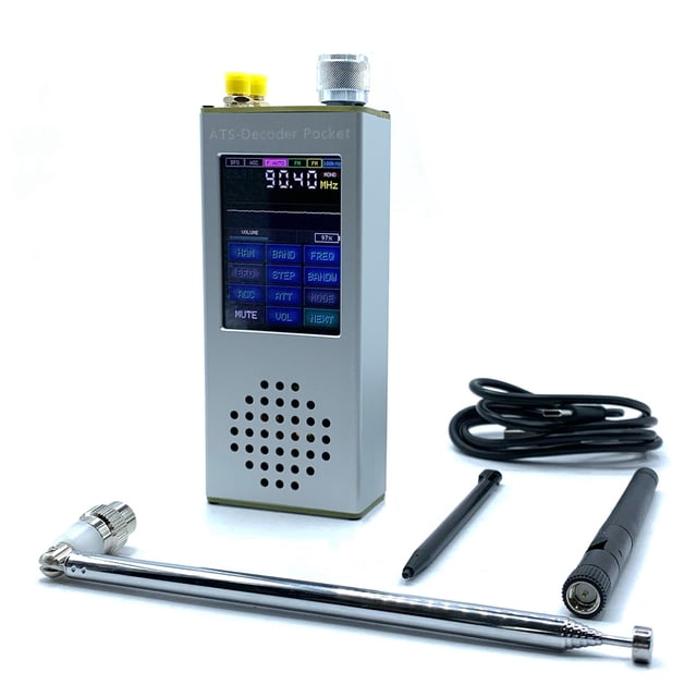 ATS-Decoder Pocket Si4732 Full Band Radio Receiver RDS AM MW SW SSB DSP for Professional Radio Developers Test Engineers Hobbyists