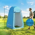 thumbnail image 3 of Outsunny Pop Up Shower Tent, Outdoor Privacy Changing Dressing Room, Blue, 3 of 10