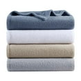 thumbnail image 3 of Beautyrest Dream Soft Faux Feathersoft Fabric King Blanket in Navy, 3 of 5