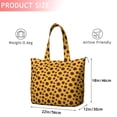 thumbnail image 4 of Yellow Black Dot Sunflower Pattern Travel Tote Bags for Women Carry On,Large Weekender Bags for Women Travel,Multi Functional Duffle Bag for Work,Shopping,Sports, 4 of 5