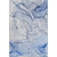 thumbnail image 2 of Addison Rugs Mayfield Washable Transitional Watercolors Navy Rectangle Rug, 3' x 5', 2 of 6