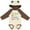 Natural & Brown w Ears, variant on Inktastic My Aunt in Texas Loves Me Boys or Girls Long Sleeve Baby Bodysuit