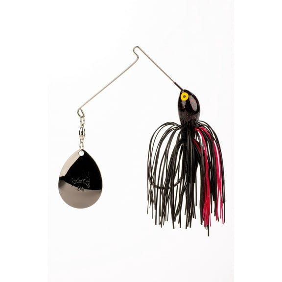 Strike King Ratlin Midnight Special 7/16oz Spinnerbait Lure Black/Red
