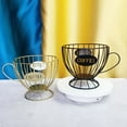 thumbnail image 1 of Coffee Storage Basket Practical Sturdy Iron Coffee Pod Holder Capsule Organizer for Home, 1 of 7