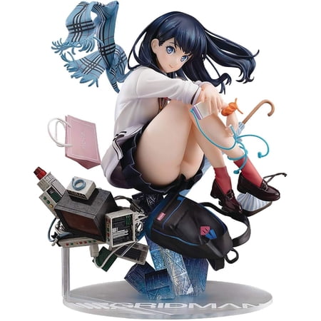 SSSS.Gridman: Rikka Takarada (I Believe in Future Version) 1:7 Scale PVC Figure, Multicolor