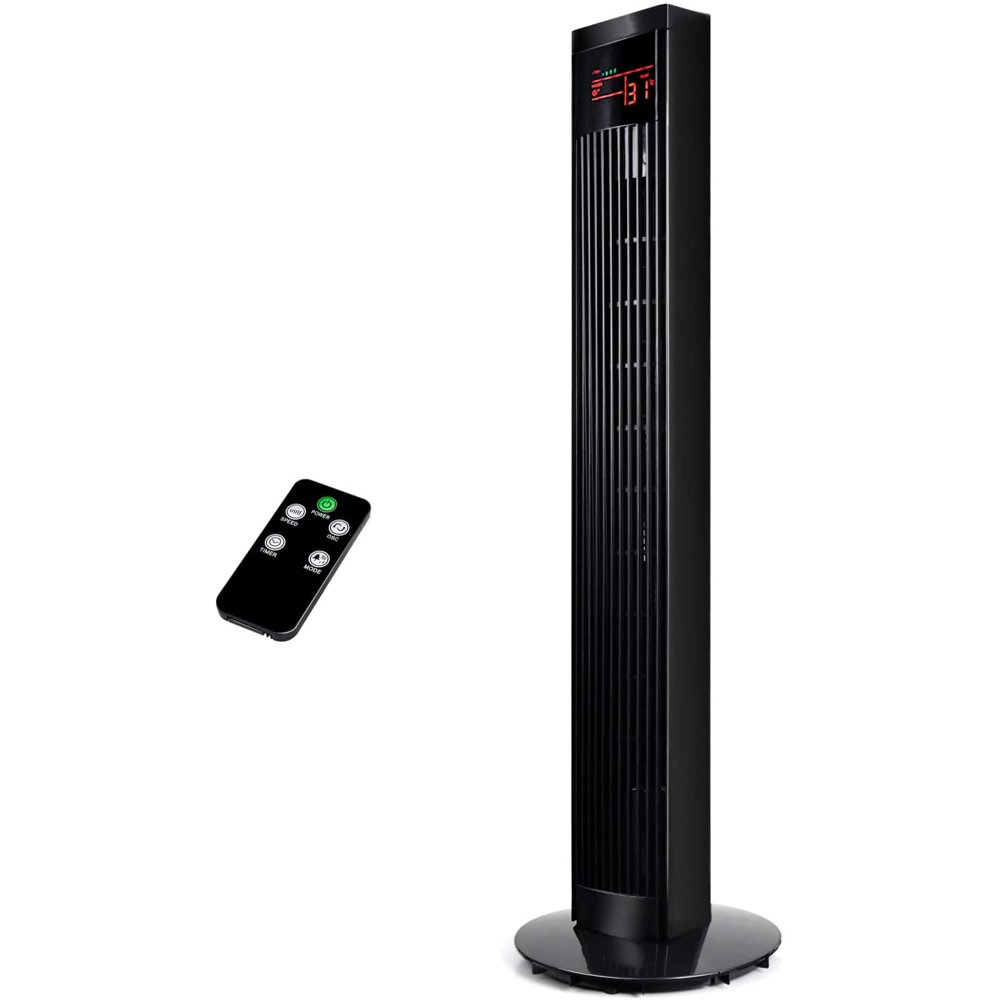 Simple Deluxe 36’’ Electric Oscillating Tower Fan with Remote Control