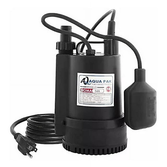 Bomba Sumergible Para Agua Sucia 1/6 Hp