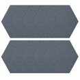 thumbnail image 1 of Furnish My Place Modern Indoor/Outdoor Commercial Solid Patrol Blue Rug, Modern Area Rug, Baby Nursery Mat, Pet-Friendly Carpet for Living Room, Playroom, Made in USA, 2' Hexagon - Set of 10, 1 of 6