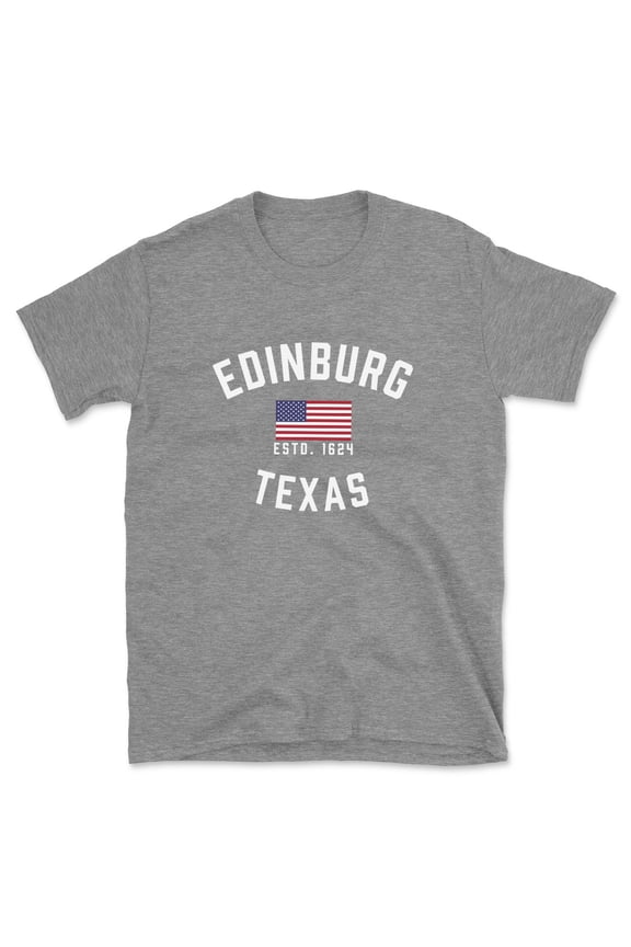 Edinburg Texas Patriot Men's Cotton T-Shirt