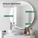 thumbnail image 5 of Set de Mueble Organizador de Baño con Lavabo y Espejo Luz LED Diseño Flotante blanco, 5 of 7