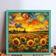 thumbnail image 3 of Hilo Algodón Ecológico Bordado Punto Cruz Mar Girasol Impreso 11CT 50x50cm, 3 of 9