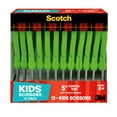 thumbnail image 3 of Scotch Soft Touch Kids Scissors, 5", Pointed Tip, Green, 12 Count, 3 of 9