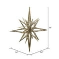 thumbnail image 5 of Vickerman 16" Champagne Iridescent Star Christmas Ornament, 5 of 5
