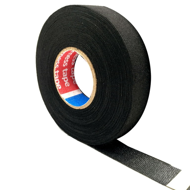 Heat-resistant Adhesive Cloth Fabric Tape Black Fleece Cloth Automotive  Cable