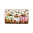 thumbnail image 2 of Oioii Fall Kitchen Mats for Floor Cushioned Anti Fatigue, Halloween Decor Indoor Mats, Orange Pumpkin Kitchen Rugs Non Slip(23.6x15.3in), 2 of 6
