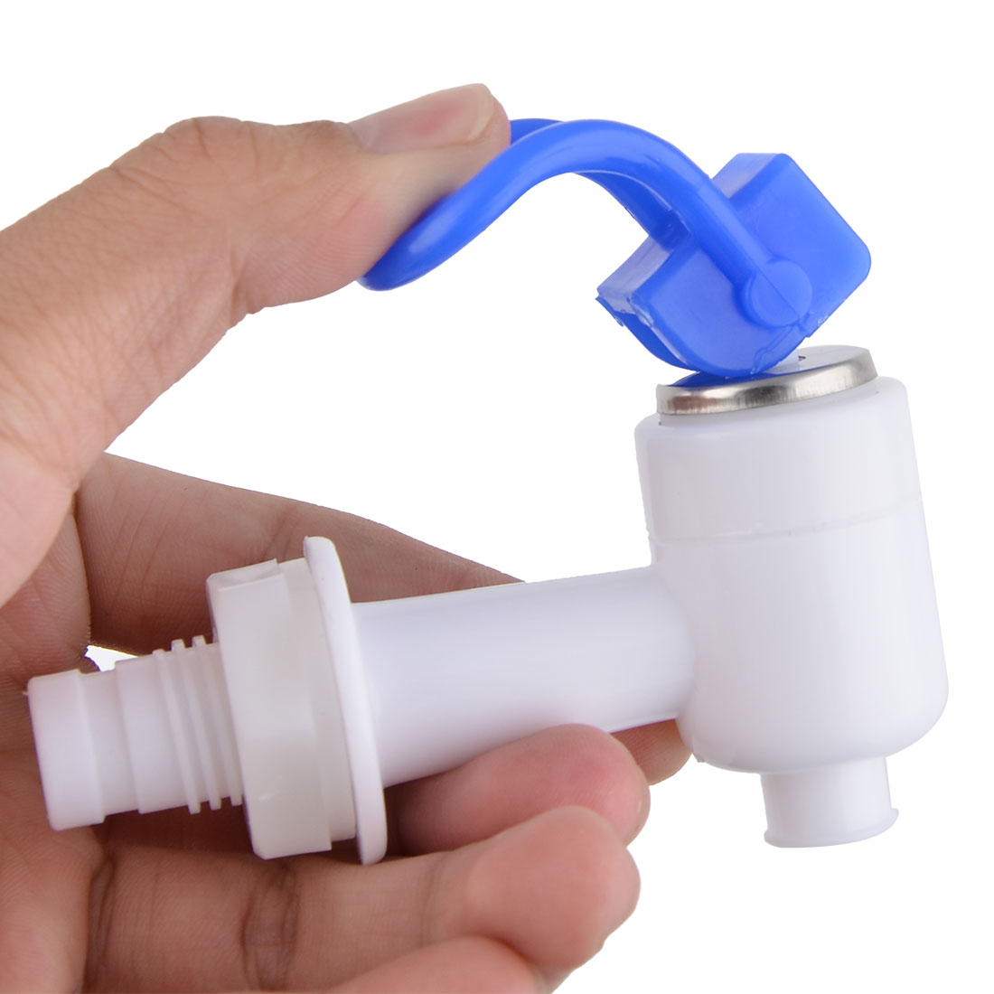 Household Office Plastic Push Handle Drink Water Dispenser Tap White