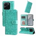 thumbnail image 2 of Funda tipo cartera GANGXUN para Xiaomi Redmi Note 14 4G , diseño girasol, cuero PU, soporte, cierre magnético, tarjetero, 2 of 5
