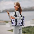 thumbnail image 5 of Travel Duffle Bag Fujiman Leaves Daisies Flowers Travel Tote Bags Carry on Luggage Waterproof Weekender Bags with Top Handle Adjustable Shoulde Strap for Travel Gym, 5 of 5