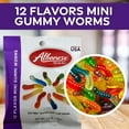 thumbnail image 2 of 12 Flavors Mini Gummy Worms 3.5 oz for Spring Birthday Wedding Party Favors Sweet Snacking Treats Basket Stocking Stuffers Goodie Bag Bowl Filler Picnic Candy Dish Buffet Gift Supplies - 3 count, 2 of 7