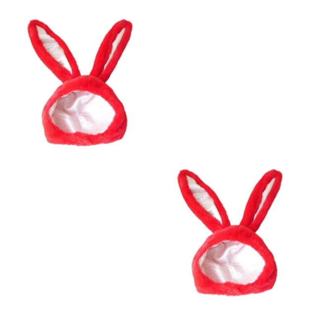 Cateissary Gorro cálido con capucha con orejas de conejo de algodón para selfies navideños de 65x02 pulgadas Type5 NO5