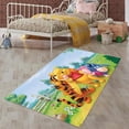 thumbnail image 3 of LaModaHome Non-Slip Rug Winnie The Pooh Rug: Ideal Kids Nursery Room Floor Decor Washable Mat Child Stain Resistant Living Room Kitchen Carpet - Size: 4,9X3,3ft(150X100cm), 3 of 5