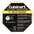 thumbnail image 4 of Cuisinart Chef's Classic Stainless Steel 12" Skillet with Glass Cover, 4 of 7