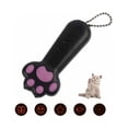 thumbnail image 1 of 3-in-1 Interactive Pet Light Toy for Cats & Dogs - Red Dot, UV, Mini Torch Modes, Cute Cat Paw Design with Soft Silicone Buttons, High-Quality Plastic Case, Hanging Iron Chain, Battery-Powered (2 AAA, 1 of 5