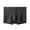 Black, variant on Men's Ice Silk Seamless Breathable Crotch Briefs Grey L