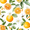 Orange Bees, variant on Yayeee Doormat for Indoor Entrance 32" x 20" Non Slippery Floor Rug, Floral Watercolor Oranges