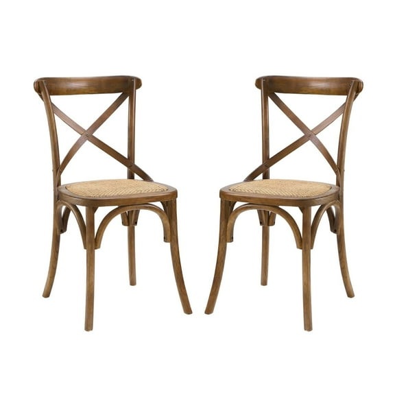 Ergode Gear Dining Side Chair Set of 2 - Walnut