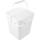thumbnail image 1 of White Paint Bucket with Lid Made of PP Material for Home Use Lightweight and Multipurpose 5.5 Gallons, 1 of 5
