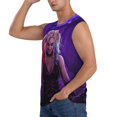 thumbnail image 3 of Harley Quinn Character Men's Tank Top Lightweight Summer Sleeveless Tee Shirt Muscle Tank Tops Workout T-Shirts Casual Athletic Undershirts, 3 of 7
