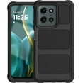 thumbnail image 2 of Encased Rugged Belt Case for Moto G Power 5G 2024, Full Body Protective Case with Tempered Screen Protector and Holster Clip (Black), 2 of 4