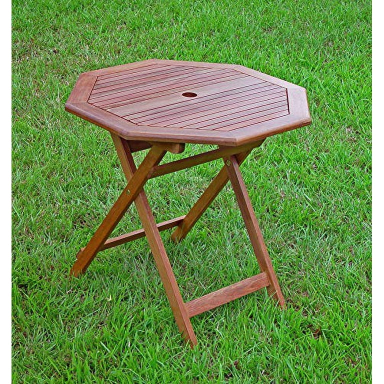 International Caravan Acacia Octagonal Folding Table International Caravan Acacia Octagonal Folding Table