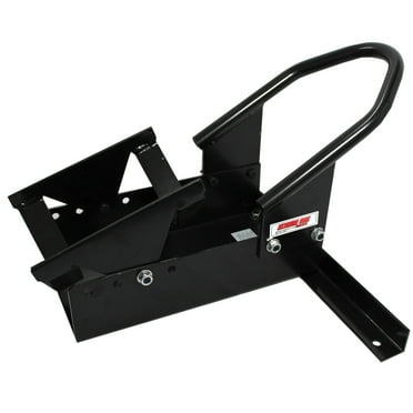 Extreme Max 5001.5010 Motorcycle Wheel Chock with Pivoting Cradle and Ultra-Stability Support Bar - Fits 17" to 21" Tires 3-5/32" to 7-3/32" Wide
