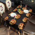thumbnail image 3 of Halloween Realistic Pumpkins Pattern Rectangle Tablecloth 60"x102",Waterproof Polyester Rectangle Table Cloth, Wipeable Spillproof Polyester Tablecloth for Dining, Camping, Indoor and Outdoor, 3 of 6