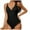 X19 Black, variant on YDOJG Swimwear For Women Solid Print Bikini One Piece Swimwear Push-Up Swimsuit Bathing Suit