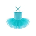 thumbnail image 2 of Jizyo Children Girls Camisole Sequin Ballet Gymnastic Leotard Tutu Dress Ballerina Dancewear Outfits Blue XXL, 2 of 5