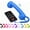 Blue, variant on Retro Phone Handset for Cell Phone Vintage Handheld Wired Corded Receiver.House Retroring Land Line for Smartphones Clear Call Audio and Comfortable Grip at Home Office Meetings