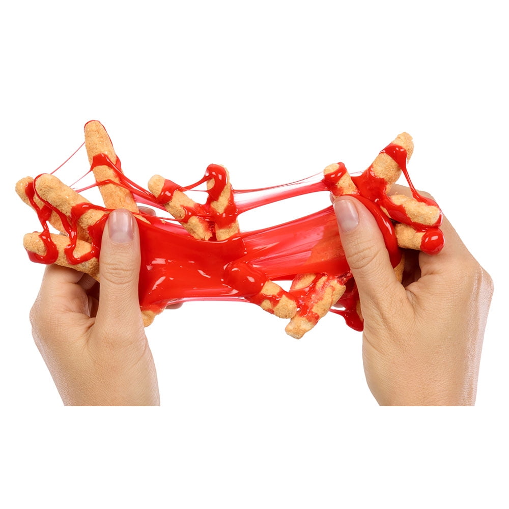 Nécessaire de gelée pour confection de frites Slime Life - ingrédients à déballer pour créer, écraser et étirer votre gelée alimentaire, âge 8 ans et +