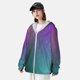 thumbnail image 3 of Balery vintage dark paint Sudadera ligera de manga larga con capucha y protección solar UPF 50+ para hombre y mujer, ideal para pesca y running-Medium, 3 of 7