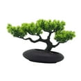thumbnail image 4 of Bonsái de plantas artificiales, vegetación, plantas artificiales realistas en maceta, bonsái verde Verde 35x21cm, 4 of 9