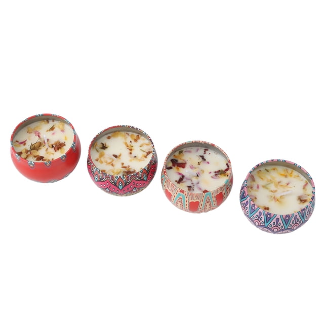 Vela perfumada de flores secas exquisita vela perfumada de rosas segura y elegante para meditación para sala de estar ANGGREK Otros