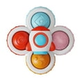 thumbnail image 3 of Rotating Suction Cup Bath Toy | Interactive Multicolor Plastic Spinner | 3 Pack | Press & Rotate Design for Bathroom, Table, Window | Fine Motor Skill Development | 4.52in Size, 3 of 9