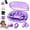 Purple, variant on 6-in-1 Wireless Sleep Earbuds, Bluetooth 6.0 Open-Ear Clip-On Headphones with Charging Case