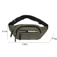thumbnail image 3 of Aueoeo Waist Pack Bag Crossbody for Women Men Belt Bag for Travel Running Hiking Workout Walking Outdoors Sport Fishing Carrying All Phones, 3 of 6