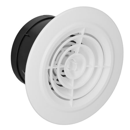 

Air Exhaust Cover PP And ABS Plastic Round Vent Cover Removable Panel For Kitchen For Bathroom 4in