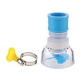thumbnail image 3 of Guardoinrt Salle de Bain Réglable Aérateur Bubbler Accessoire Bombable Preuve Diffuseur Buse Type Normal Bleu 1Set, 3 of 6