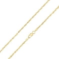 thumbnail image 1 of Ioka - 14K Yellow OR White Solid Gold 2mm Rope Chain Necklace with Lobster Clasp, 1 of 4