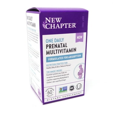 New Chapter One Daily Prenatal Multi - 60 tablets